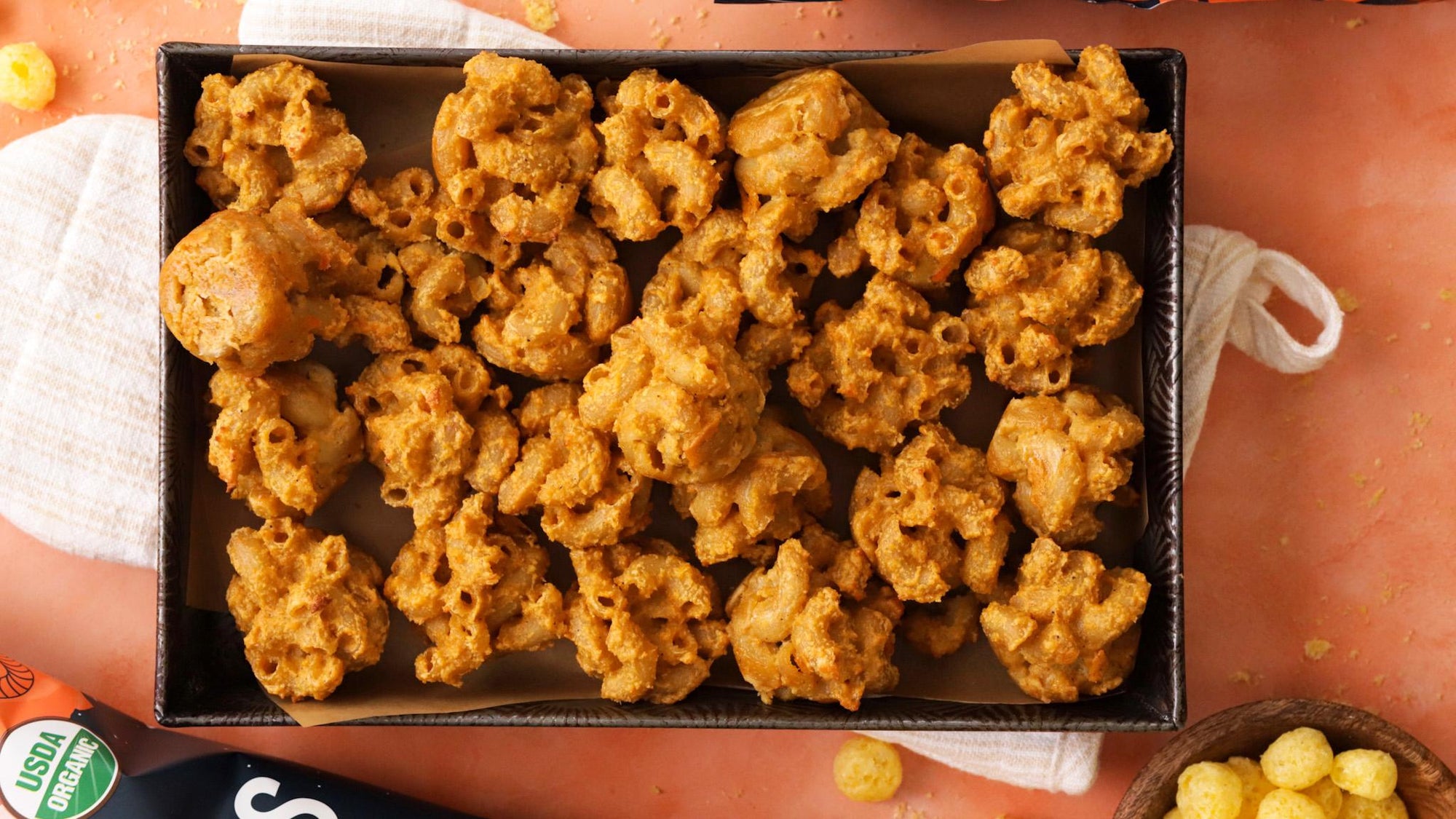 Vegan Mac & Cheese Bites