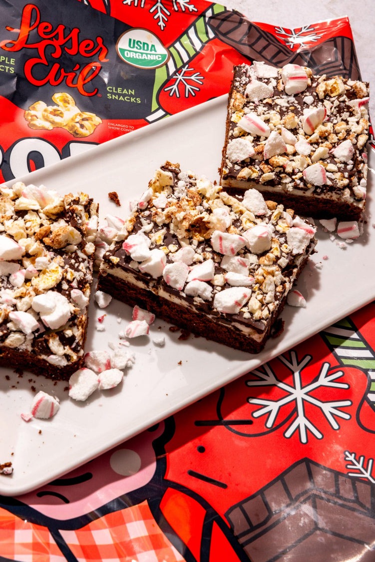 Peppermint Bark Brownies