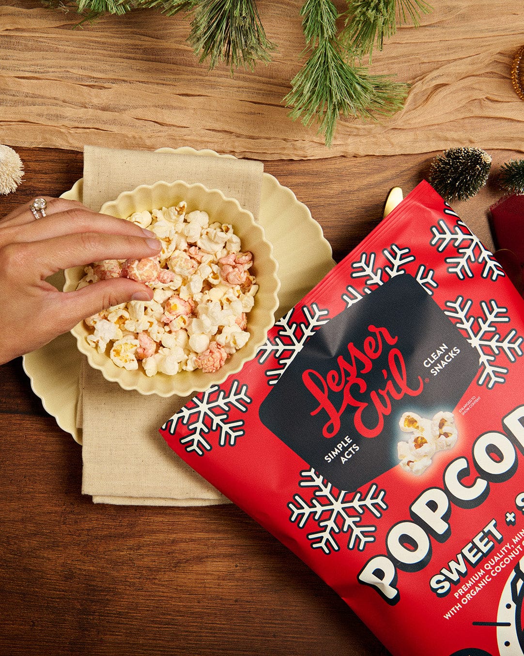 Holiday Popcorn Box | LesserEvil Snacks | Clean Snacks
