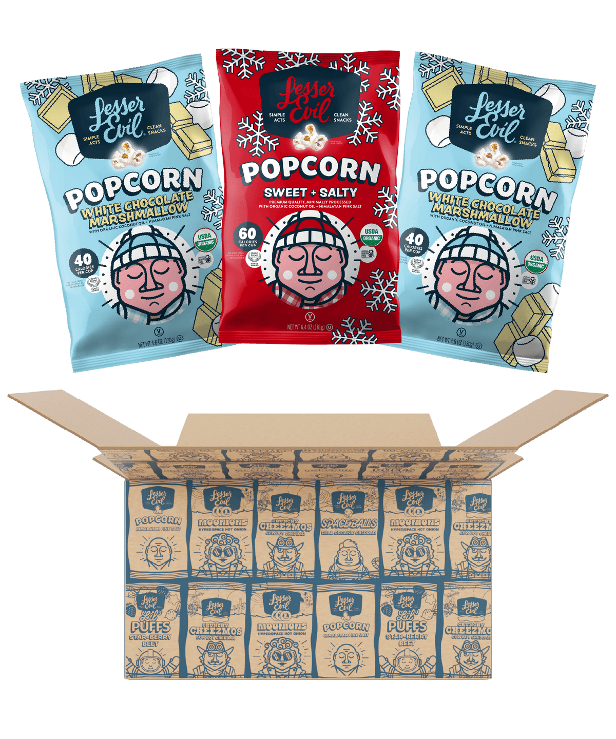 Holiday Popcorn Box