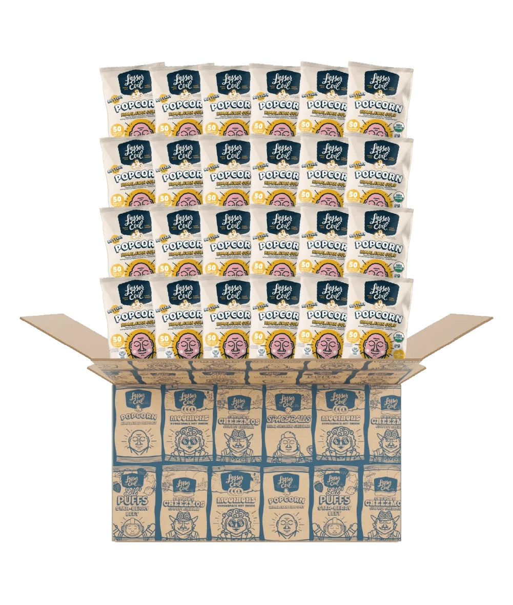 Himalayan Gold Organic Popcorn – 24 Pack