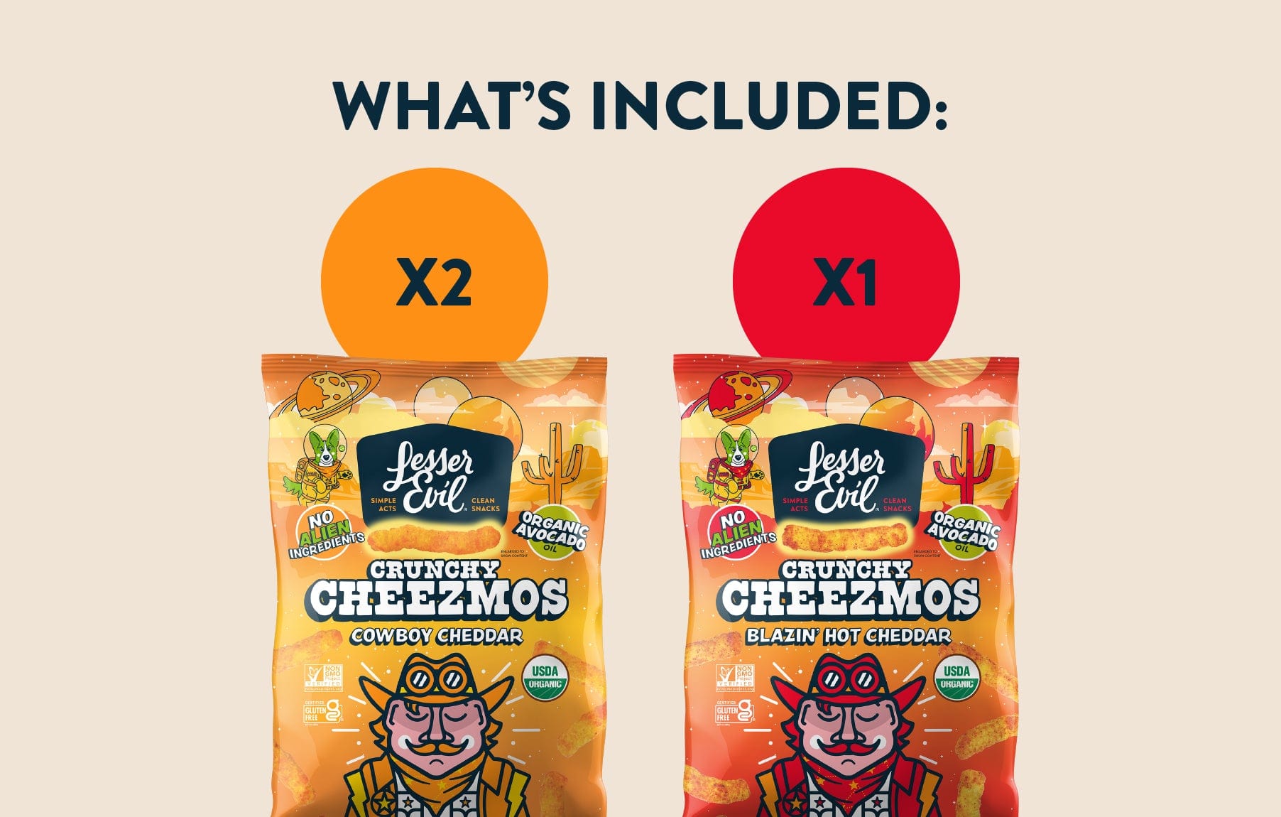 Cheezmos Box | LesserEvil Snacks | Cheese Puffs