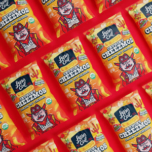 Blazin' Hot Cheddar Cheezmos