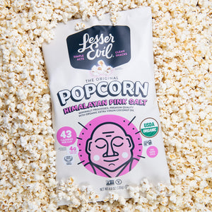 Himalayan Pink Salt Organic Popcorn