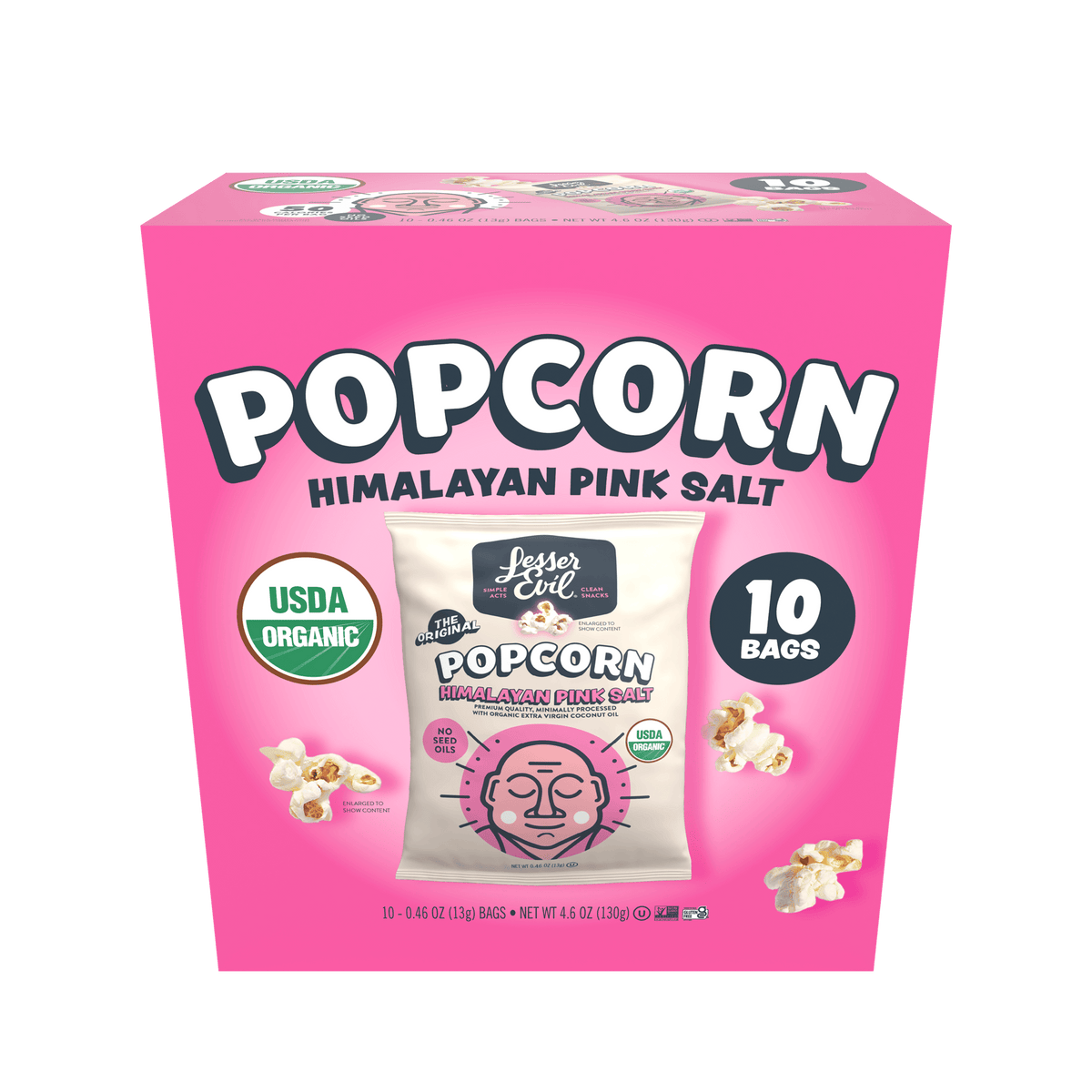 Himalayan Pink Salt Popcorn Snack Box