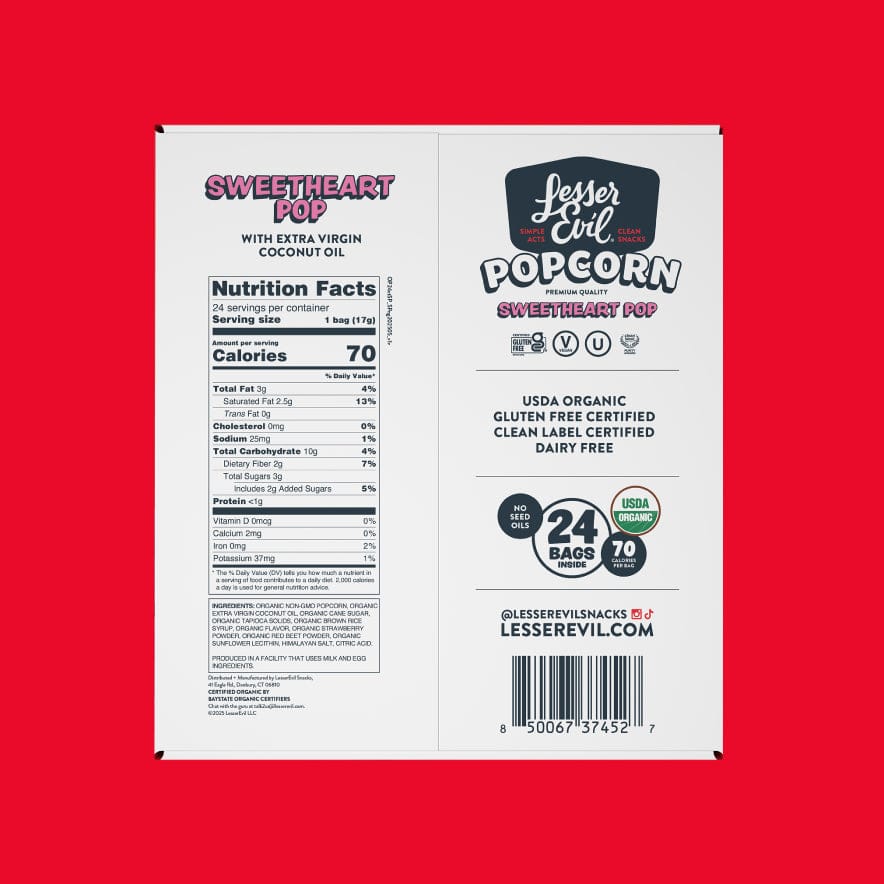 Sweetheart Pop Snack Box