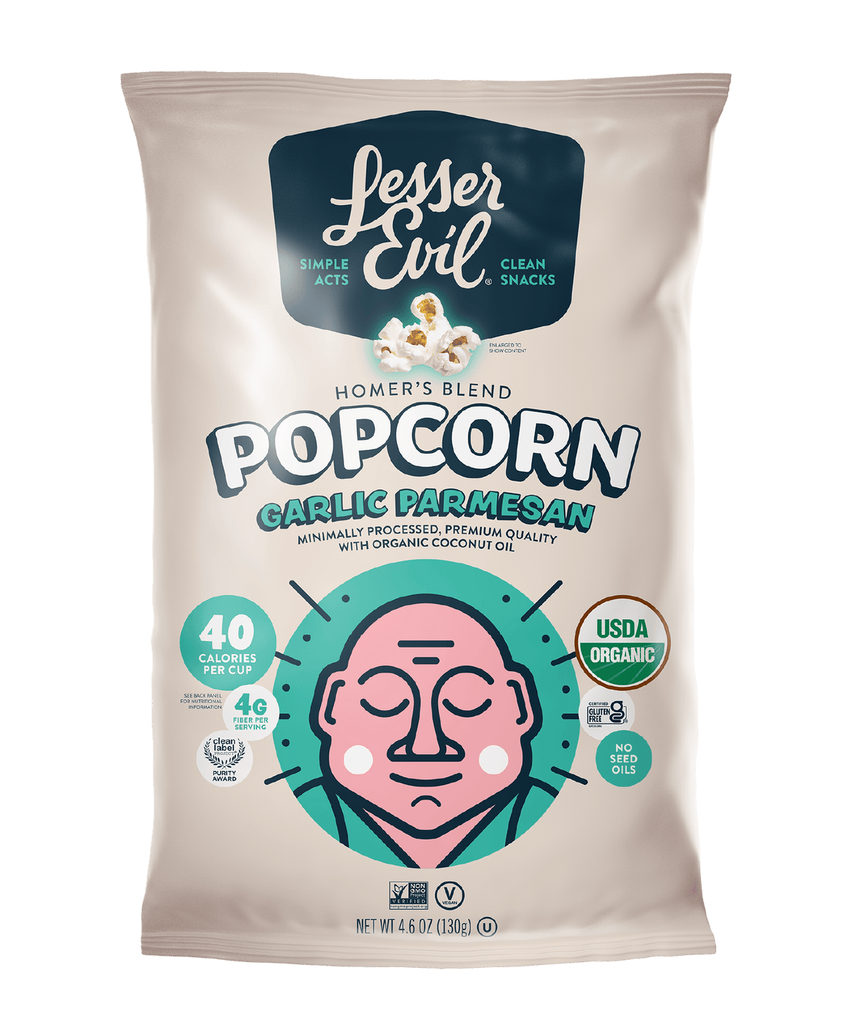 Garlic Parmesan Organic Popcorn