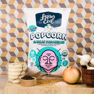 Garlic Parmesan Organic Popcorn