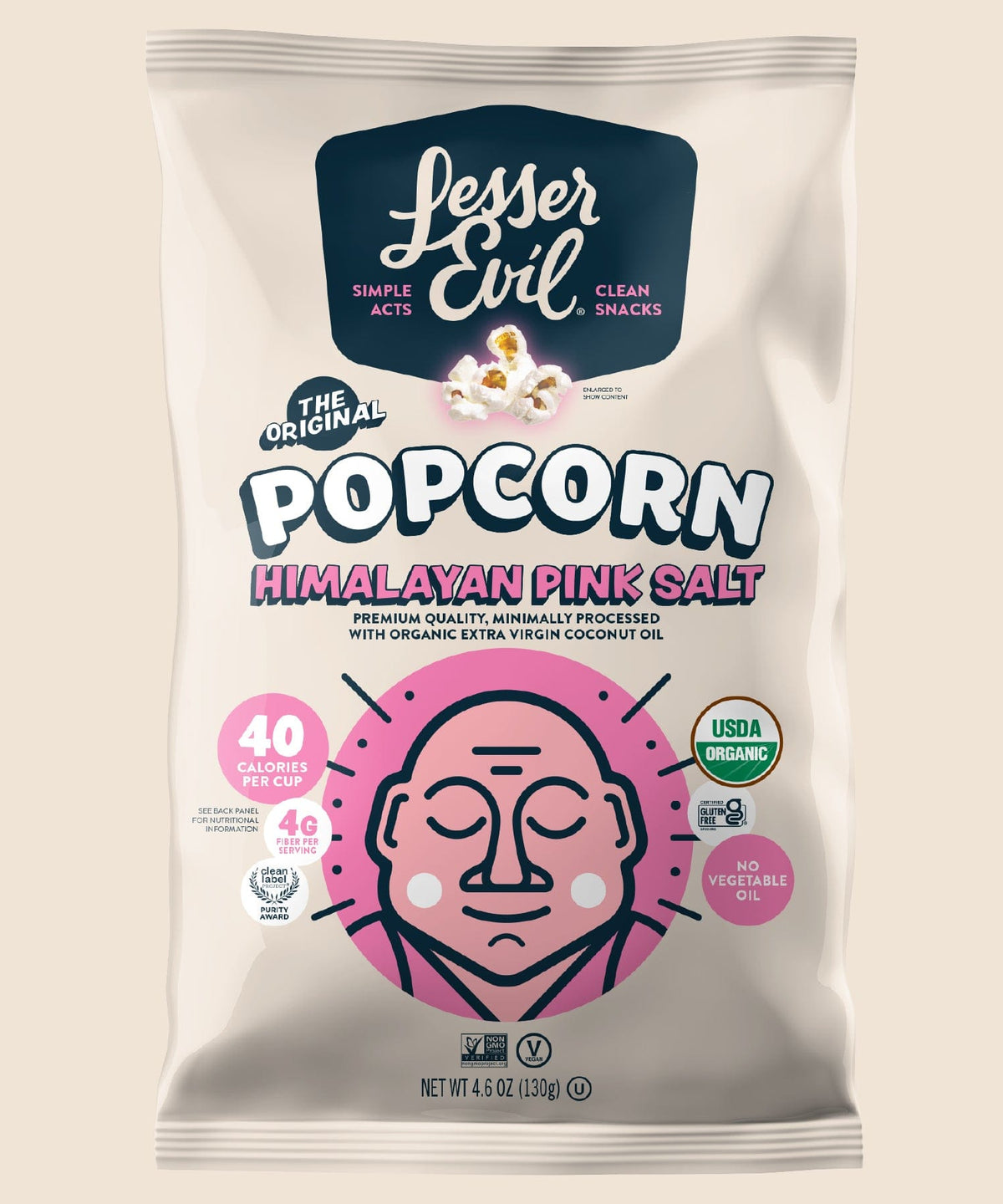 Himalayan Pink Salt Organic Popcorn