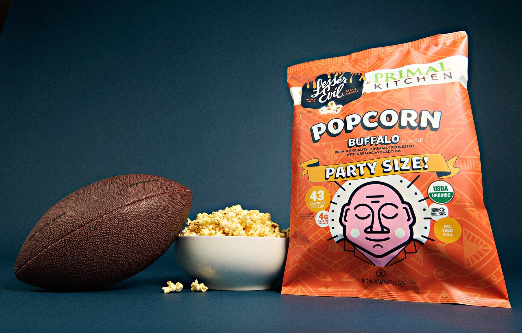 Primal Kitchen x LesserEvil Buffalo Popcorn – LesserEvil Snacks