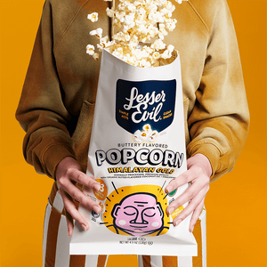 Himalayan Gold Organic Butter Flavor Popcorn Snack Pack