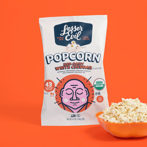 Organic Non-Dairy White Cheddar Flavor Popcorn