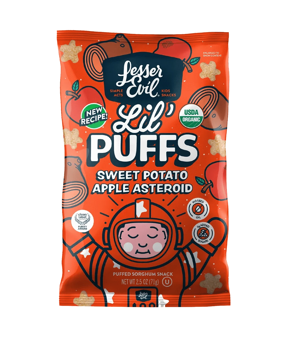 Sweet Potato Apple Asteroid Lil' Puffs