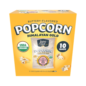 Himalayan Gold Organic Butter Flavor Popcorn Snack Pack