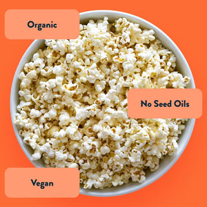 Organic Non-Dairy White Cheddar Flavor Popcorn