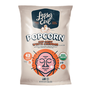 Organic Non-Dairy White Cheddar Flavor Popcorn