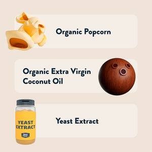Organic Non-Dairy White Cheddar Flavor Popcorn