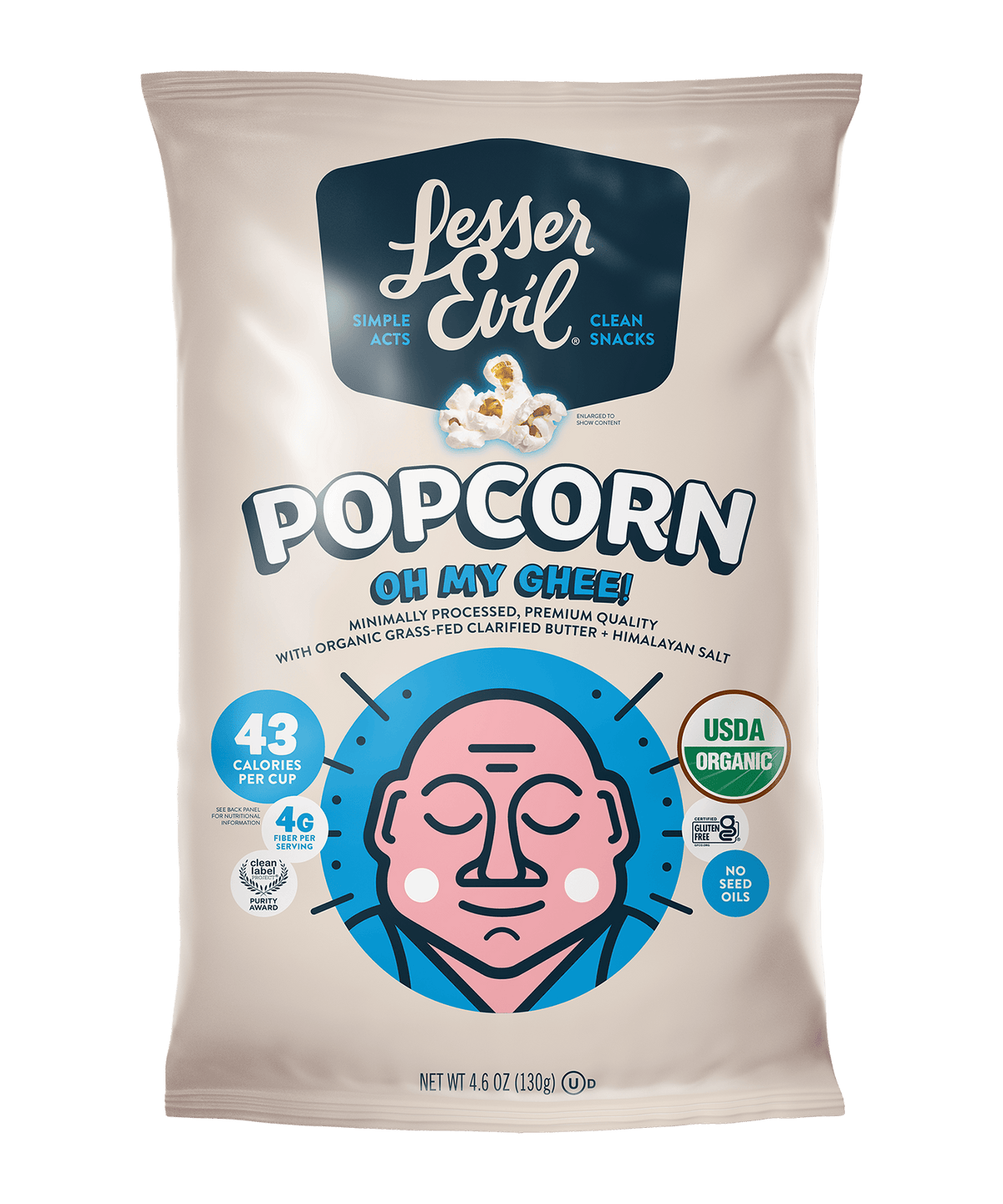 Oh My Ghee! Organic Popcorn