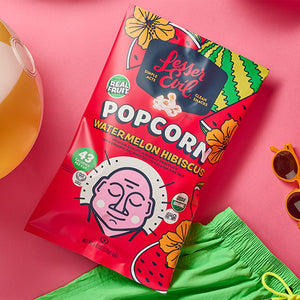 Watermelon Hibiscus Popcorn