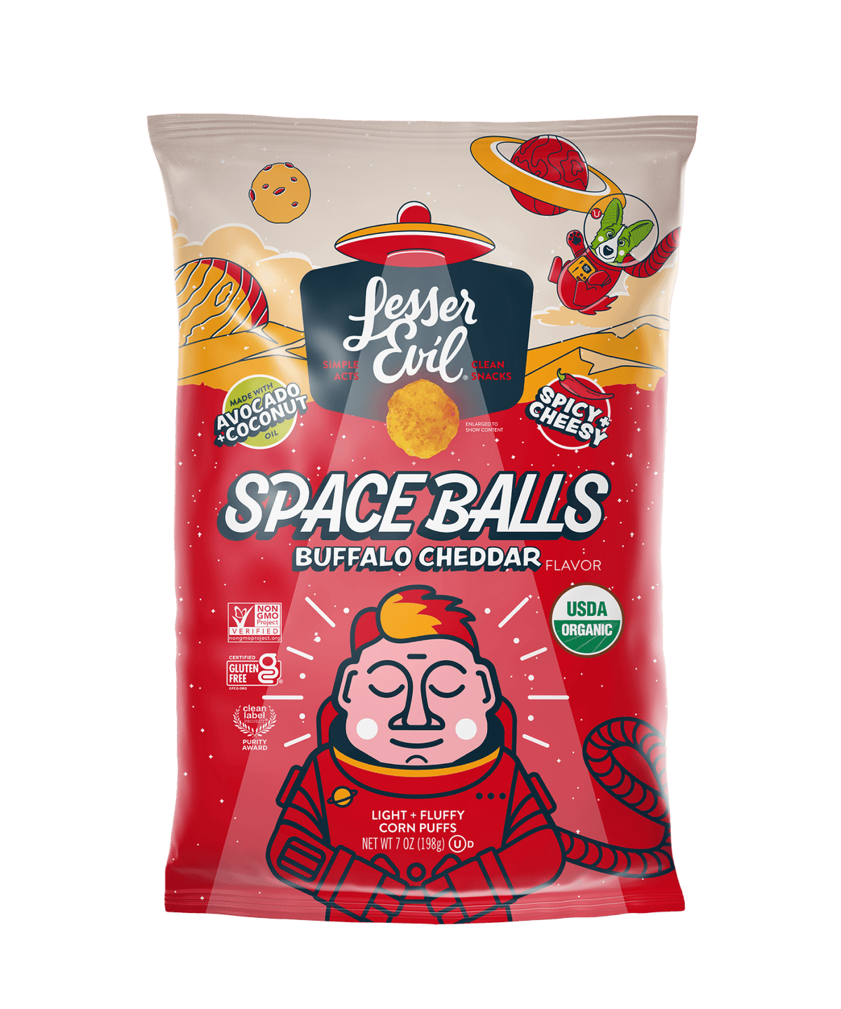 Buffalo Cheddar Space Balls