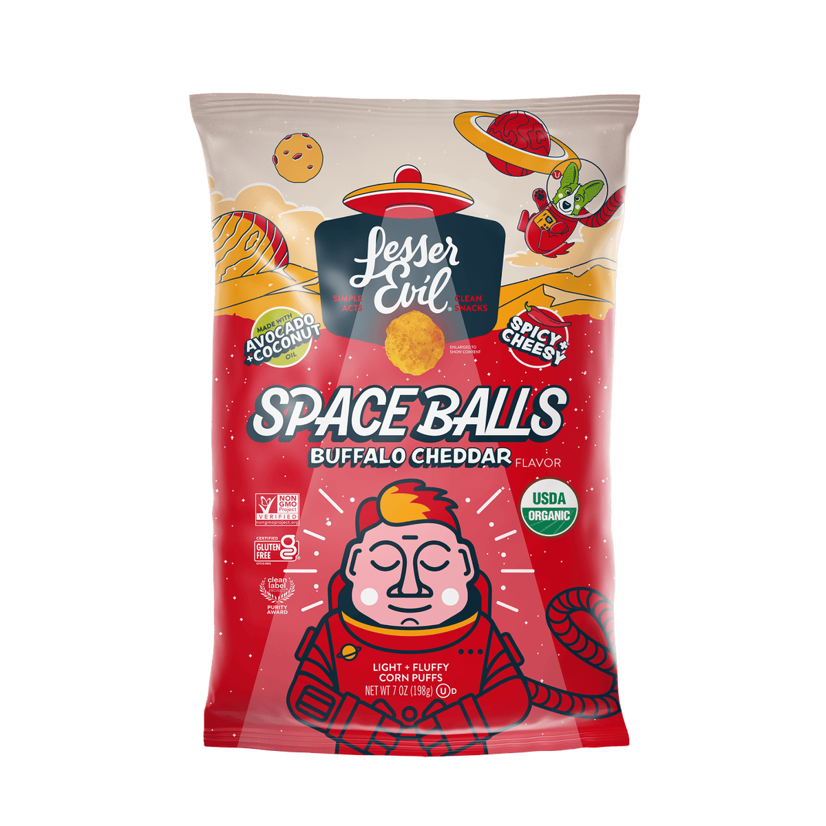 Buffalo Cheddar Space Balls