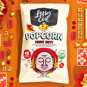 Fiery Hot Organic Popcorn