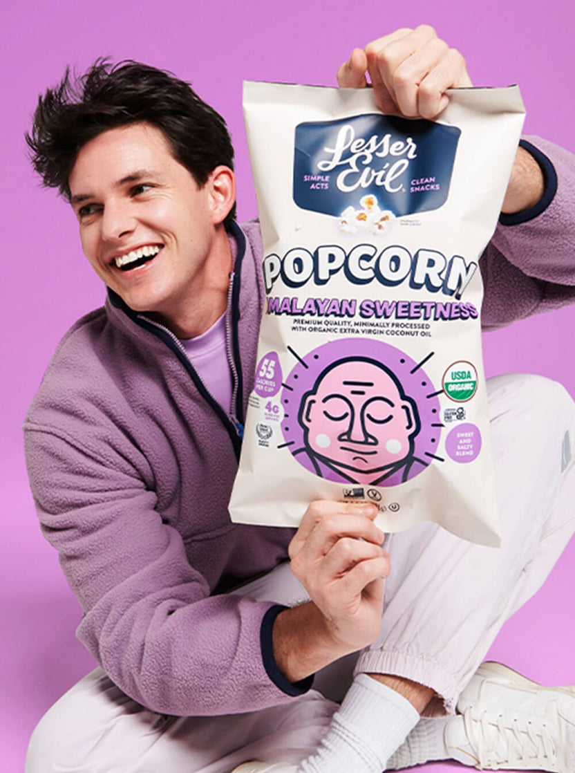 Healthy Snacks & Organic Popcorn | LesserEvil Snacks